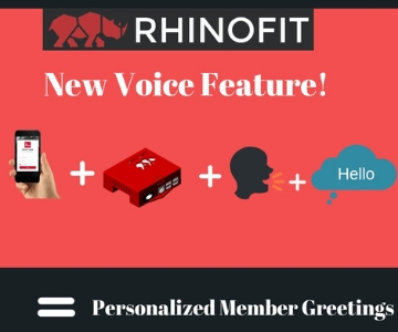 RhinoFit Voice Feature Graphic