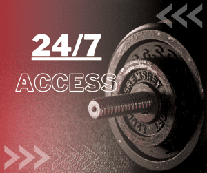 Image featuring our 24-7 door access system for gyms and trainers.