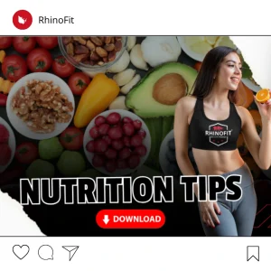 Image of Nutrition Tips Fitness Social Media Templates