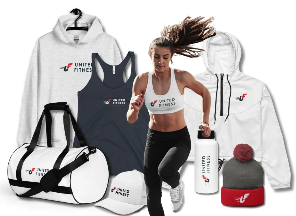 Image of United Fitness products offered at their gym in Winthrop, Maine and Augusta, Maine