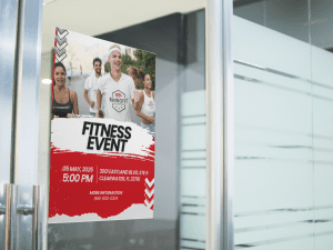 Image of a Fitness Event Print Campaign