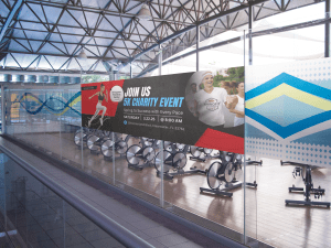 Image of an Event Banner Print Campaign