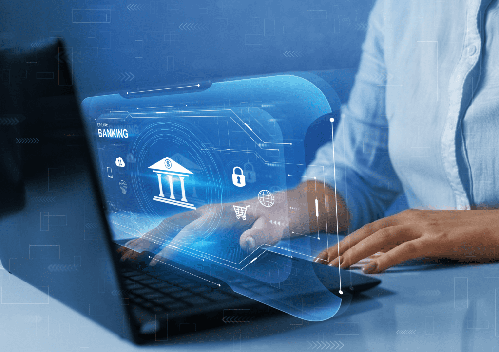 Image of a bank transfer