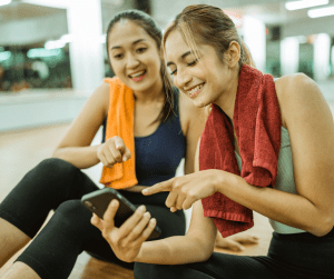 Image of gym communication which helps gym member retention