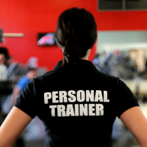 Image of staff personal trainer using stress-free software