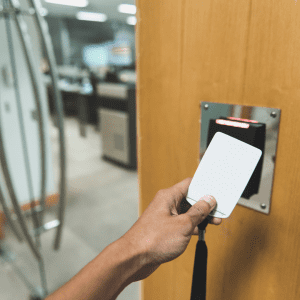 Image of credentials to scan into the 24/7 access gym