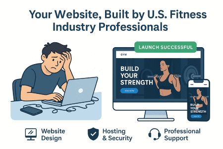 Your Website, Built by U.S. Fitness Industry Professionals