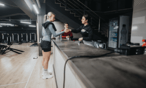 Image of gym staff using 2026 gym management software