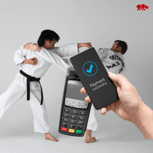 Image of automated billing with a taekwondo combat gym