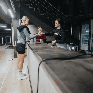Image of gym attendance tracking system making it easy for staff members