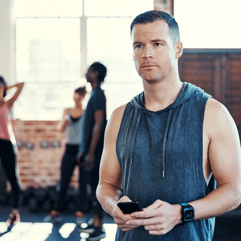 Image of a member coming in for a gym appointment