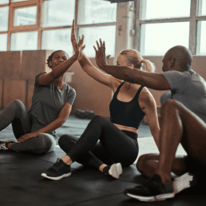 Image of an app for gym members increasing involvement