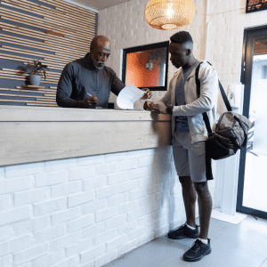Image of an app for gym members making it easy for staff 